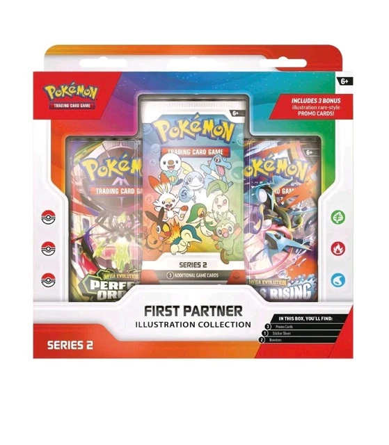 POKÉMON TCG FIRST Partner Illustration Collection Series 2 2021 3 Packs ...