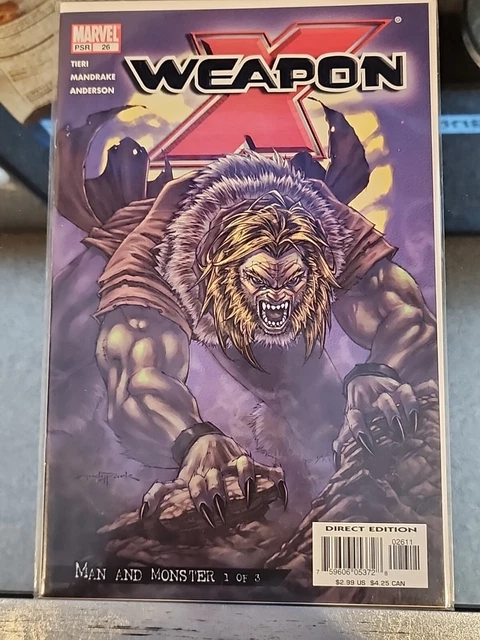 Weapon X#26 Vf/Nm 2004 Newstand Edition Marvel Comics