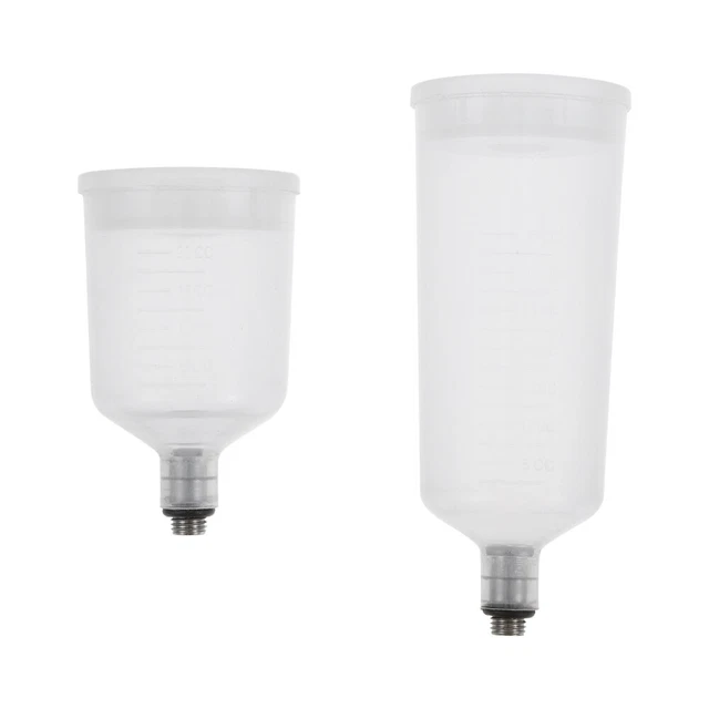 2 PIEZAS Taza de aerógrafo en aerosol Accesorios Lata de riego Taza de pulverización