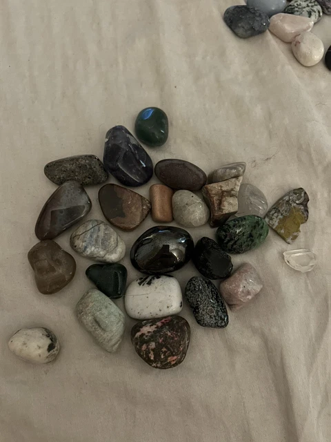 Crafters Collection 1/2 Lb Natural Crystals Mineral Specimens Mixed Gemstones