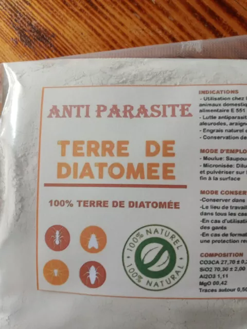 Anti Parasite Terre De Diatomée anti Punaises De Lit, Poux, Parasite Volaille 2