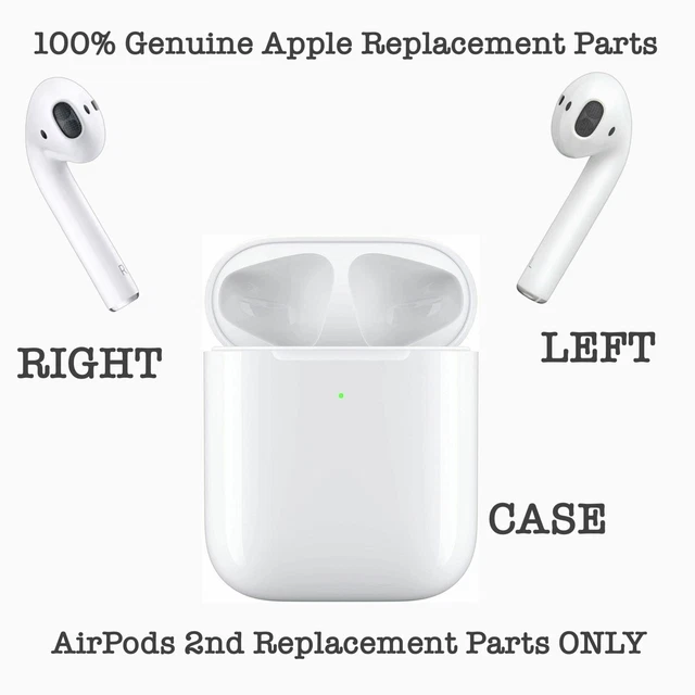 Apple AirPods 2nd Gen Bluetooth Ear Headphones (Left / Right / Case )ONLY  ⭐⭐⭐⭐