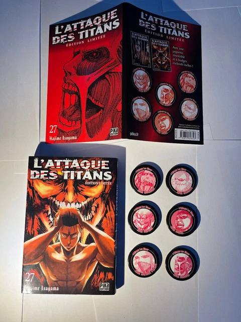L'attaque Des Titans Tome 27 SNK Edition limitée