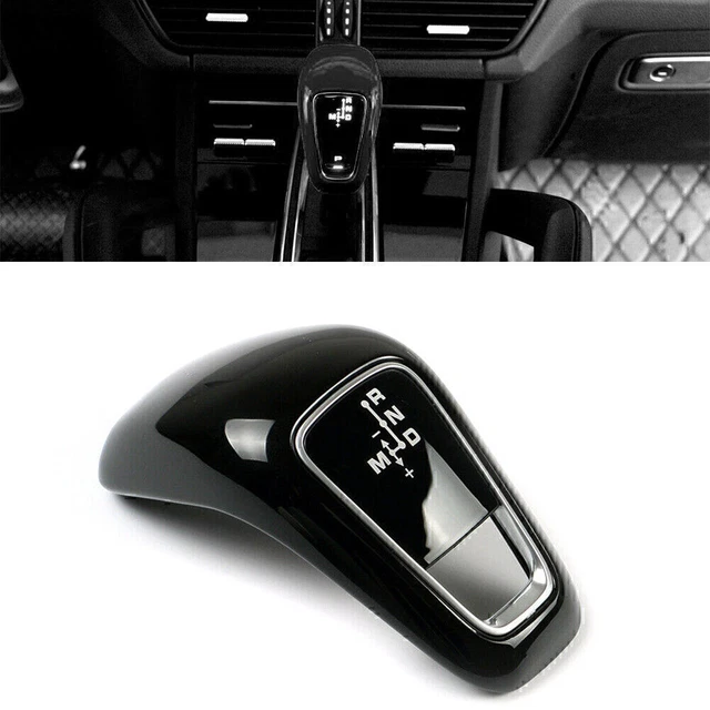 1 Pz Cover Manopola Cambio ABS Nero Finitura per Porsche Cayenne 2018-2021 GZ