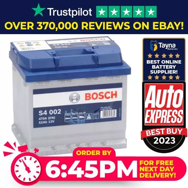 S3 012 BOSCH Car Battery 12V 88Ah Type 017 S3012 £115.79 - PicClick UK