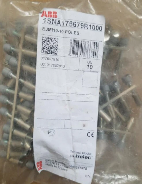 1pcs ABB/TE entrelec wiring terminal Accessories BJM110-10 POLES 1SNA176679R1000