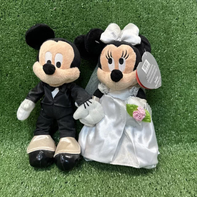 Mickey and minnie mouse outlet 2019 wedding soft toy set