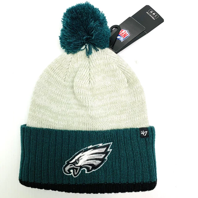 Philadelphia Eagles NFL American Football BEANIE Hat Cap 47Brand NWT OSFA