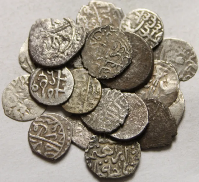 Rare genuine Islamic silver akce AKCE coin/Random Ottoman Empire 15th Century