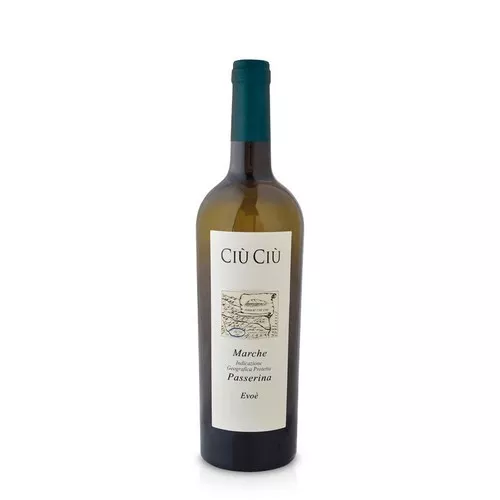 6 Bottigile Vino Ciu Ciu Passerina IGP Evoè  Marche 75cl