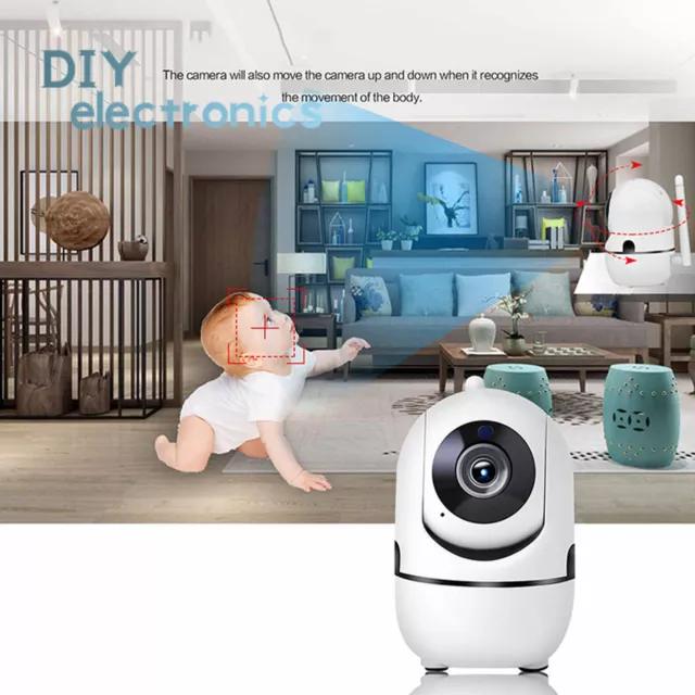 1080P HD Wireless WIFI IP CCTV Camera Smart Security IR Night Vision Indoor US