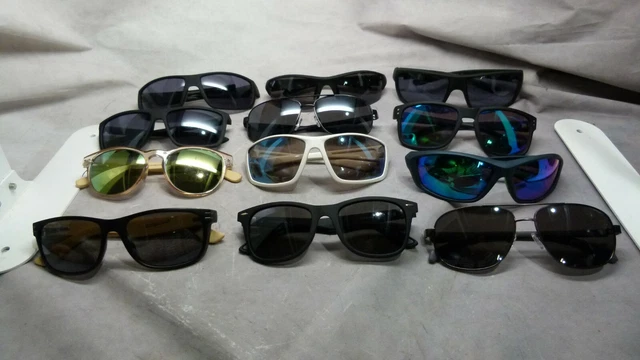 Lot of 12 pcs Assorted Sunglasses Mixed Color: Piranha & other brands