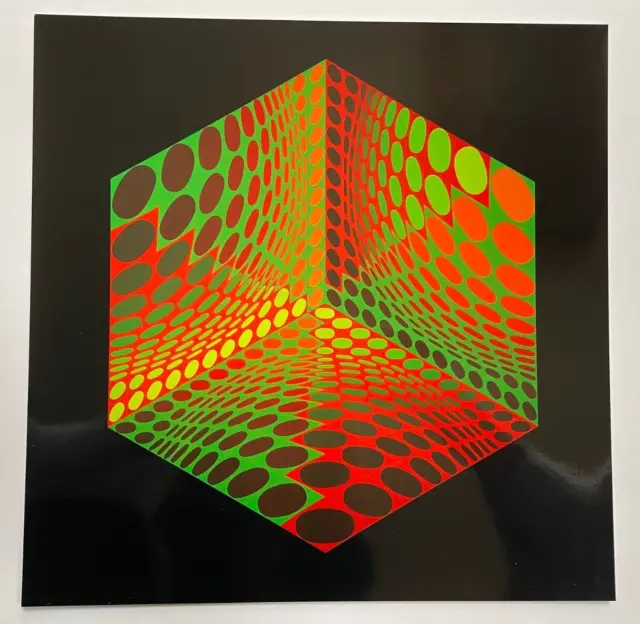 Victor Vasarely "Tupa-2" 1975 Serigraphie