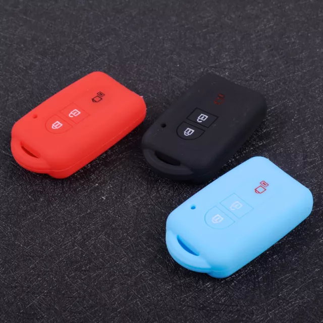 3 Button Silicone Remote Key Fob Cover Case Fit for Nissan Qashqai Micra Tiida