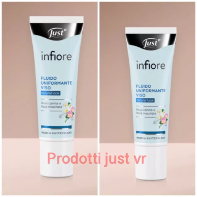 Fluido uniformante viso Just crema colorata fondotinta imperfezioni 30ml 2 PEZZI