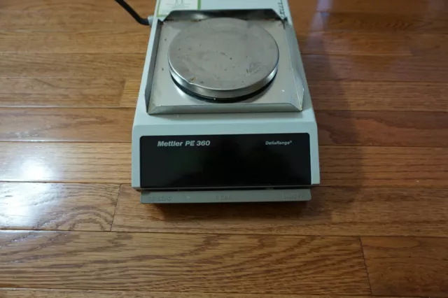 Mettler digital lab scale balance analytical PE360 PE 360 g 1 mg lab deltarange