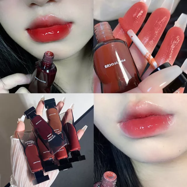 Miroir Eau Lèvre Vernis Hydratante Coloration Rouge à Lèvres Longue Durée Glo *