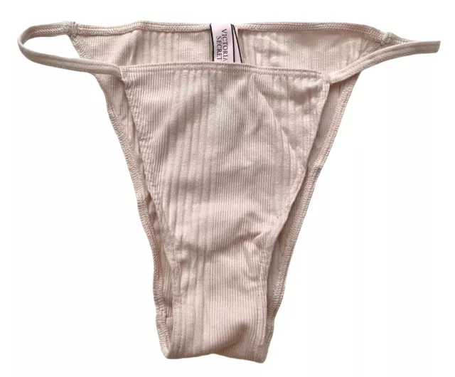 Ribbed Cotton Bikini Panty