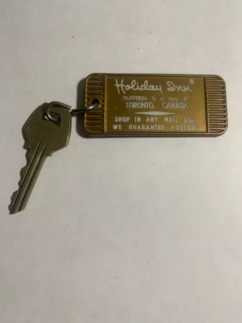 Holiday Inn Hotel Motel Room Key Fob & Key Toronto Canada #435