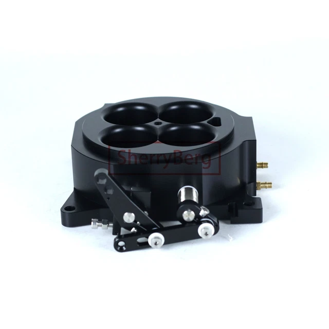 CNC BILLET 1000CFM 4150 Flange Carburetor Throttle Body 1.75" 4 BLLS