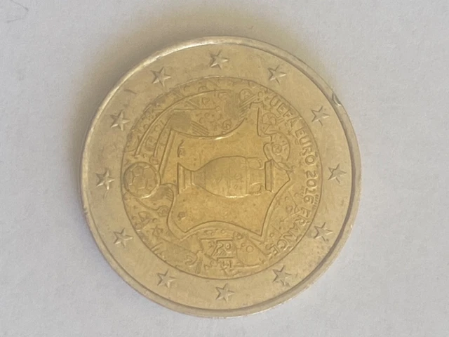 PIECE DE 2 EUROS RARE - UEFA Euro 2016 France EUR 350,00 - PicClick FR