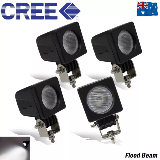 4x 2inch CREE LED Light Bar FLOOD Offroad Work Fog Driving Lamp 4WD 4x4 Truck AU