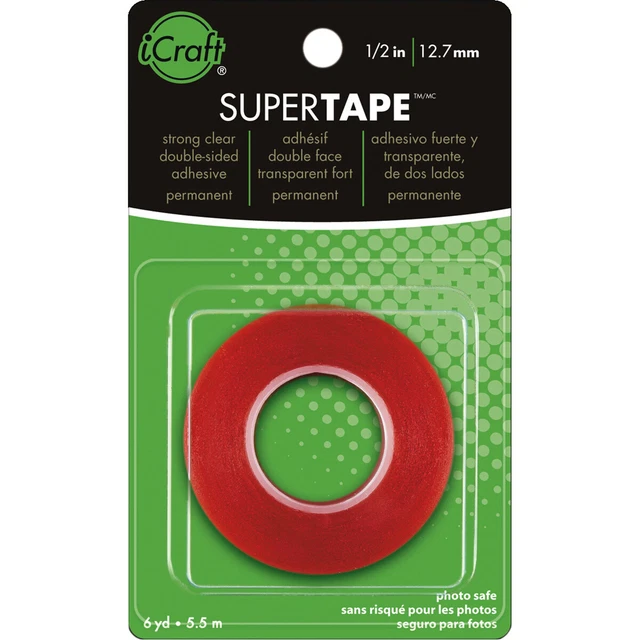 iCraft Super Tape-.5"X6yd 4102