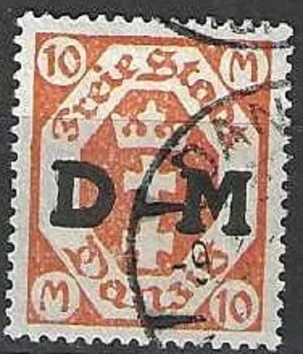 Freie Stadt Danzig, Dienstmarken  1922, Michel  27