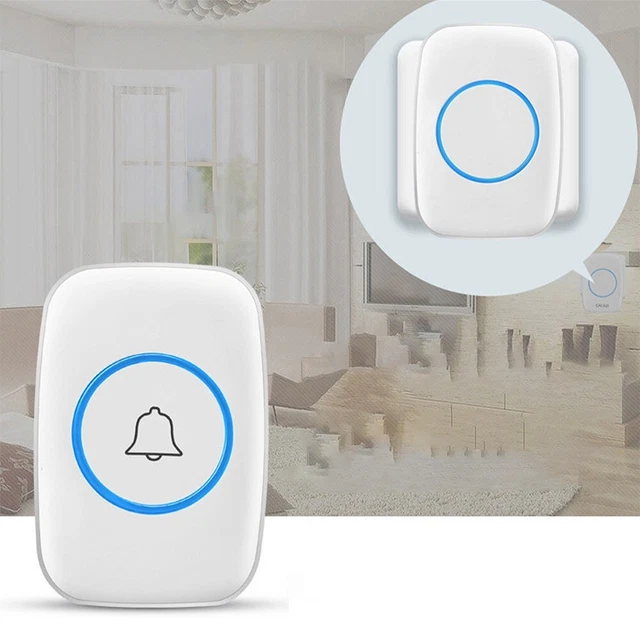 Campanello Senza Fili Impermeabile - Portata 500 Piedi, 36 Melodie, Volume Regolabile, Con LED - Foto 3