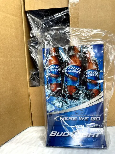 Lot Of 10 Bud Light Table Tent Holder 2010 Promo Iconic Budweiser 7x4 Beer
