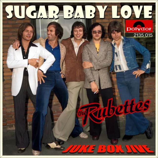 7" THE RUBETTES Sugar Baby Love / Juke Box Jive POLYDOR Glam Rock Germany 1974