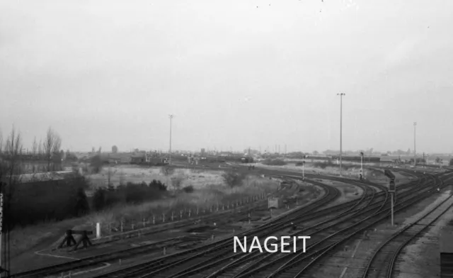 35mm Railway Negative WHITEMOOR YARD MARCH CAMBRIDGESHIRE 1982 #7638