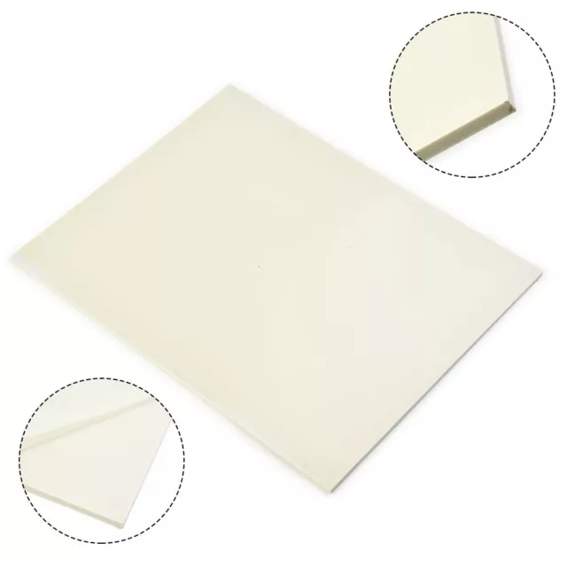 Plaque plate en plastique ABS blanc pour bricolage modèle de voiture artisanat