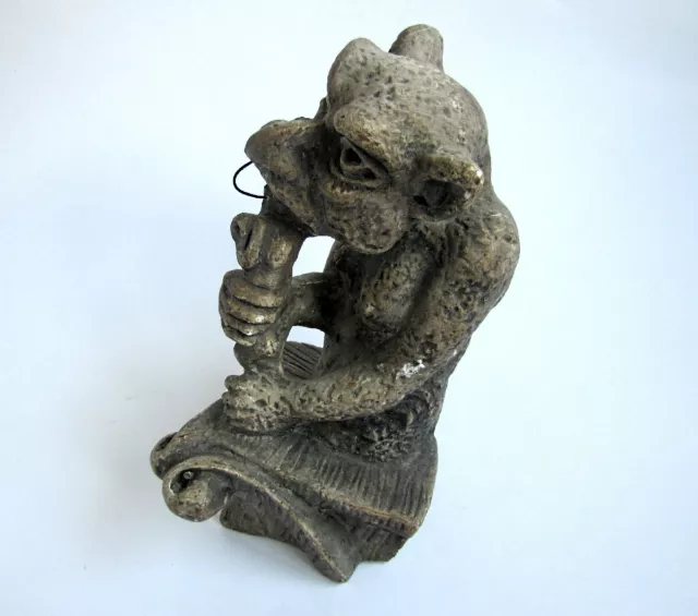 Ancienne Gargouille Potence de Lampe Murale