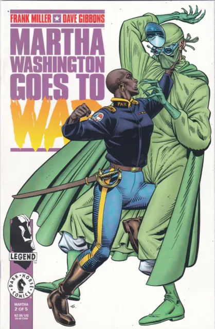MARTHA WASHINGTON GOES TO WAR #2 (Dark Horse Comics 1994) BAGGED BOARDED~~~