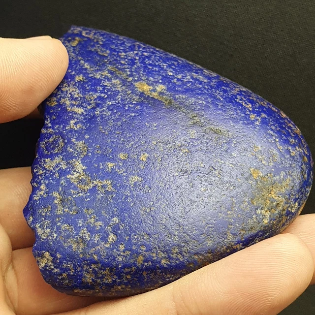 BOUCHON-LAPIS LAZULI- 90gr-BOUCHON DECORATIF-TRES RARE-UNIQUE-MONTÉ