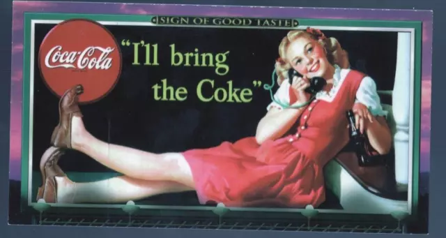 1996 Coca-Cola Trading Cards Sign of Good Taste "I'll Bring The Coke" #62