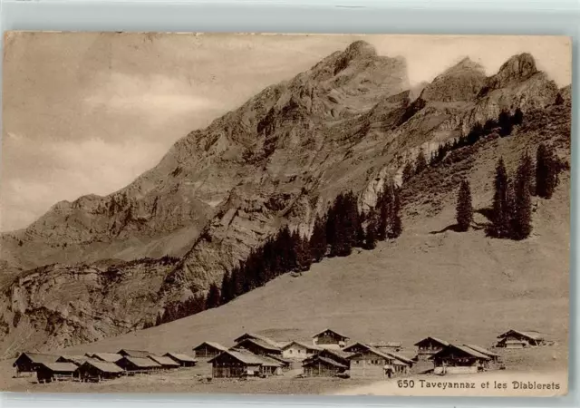 13179925 - Diablerets Taveyannaz Waadt / Vaud VD, Berge, Huetten & Natur 1913