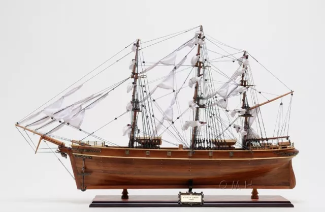 Cutty Sark Clipper Fully Assembled Handmade Wooden Ship