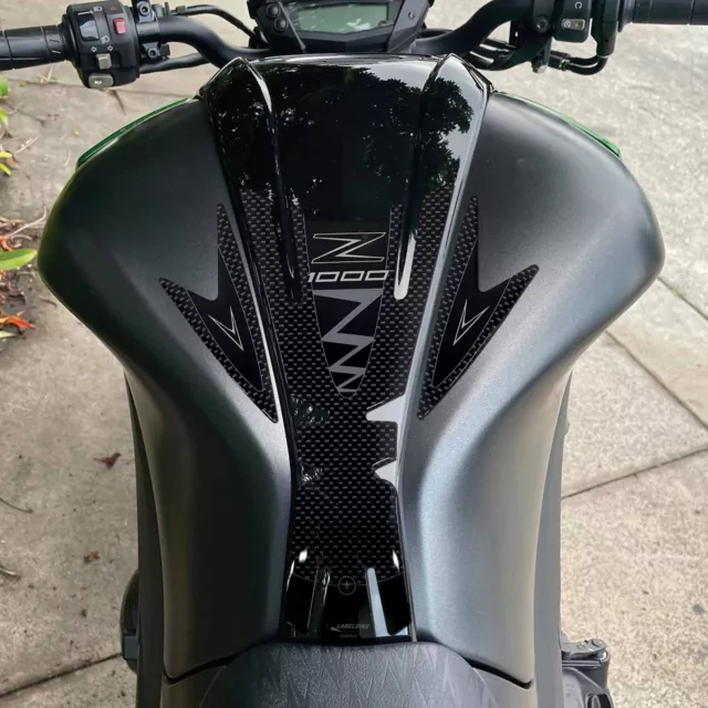 Protection Du Réservoir Moto Adhésif Résine 3D Compatible Avec Kawasaki Z1000