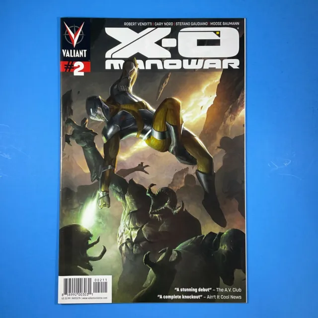 X-O Manowar #2 Cover A First Printing VALIANT COMICS ENTERTAINMENT 2012