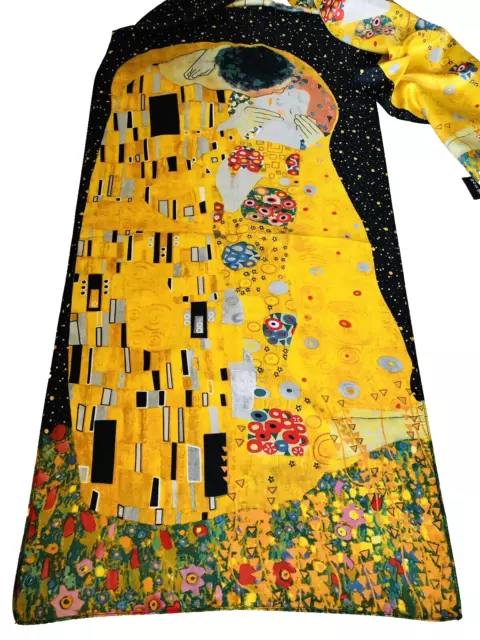 Schal Halstuch Stola, Gustav Klimt Der Kuss, Tücher Gemälde Malerei 170 x 75 cm