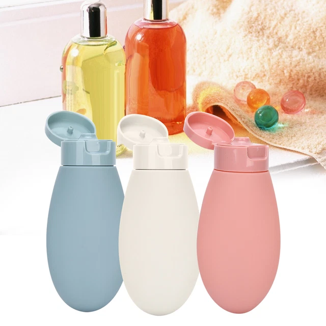 3 pz tubi in gel doccia shampoo vuoto lozione bottiglia da viaggio liquido sub SDS