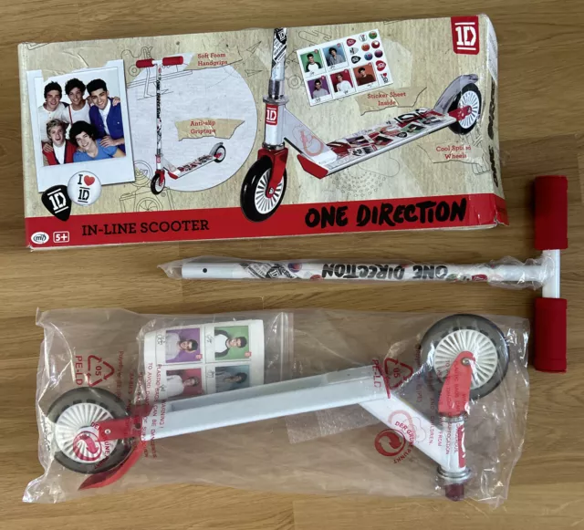 One Direction 1D In-Line Scooter 2013 *Never Used* Still In Packaging