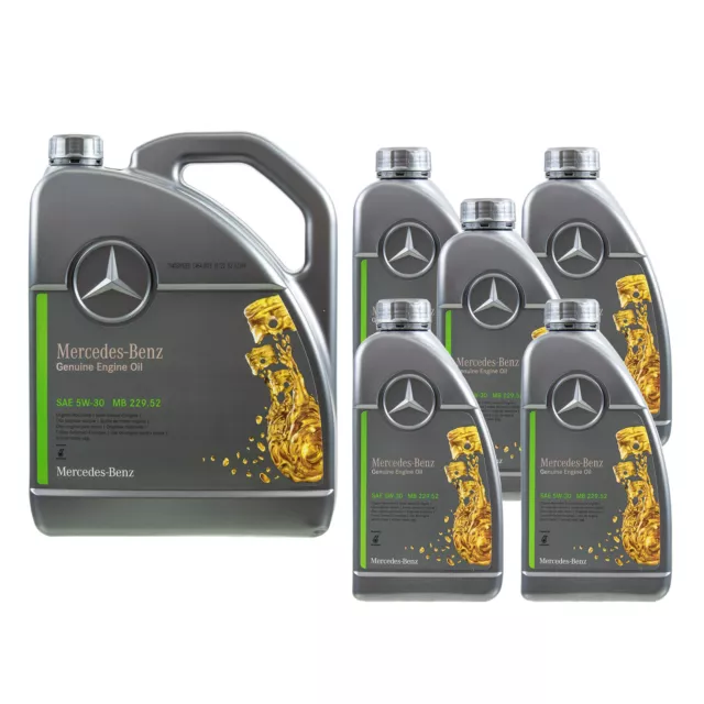 10L Original pour Mercedes Benz Synthétique huile moteur 5W-30 MB 229.52 Oil