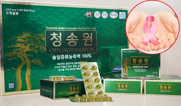 Tinh Dau Thong Do Red Pine Needle Concentrate Oil Cheong Song Won 30 Kapseln