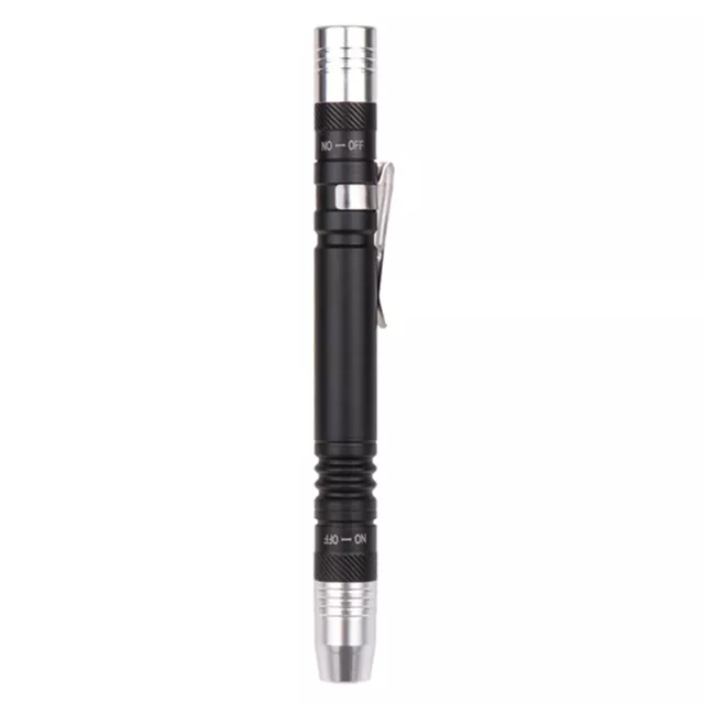 fr Portable Mini Pen Light XPE LED 2 in 1 UV Flashlight 395nm Detector Torch Lig