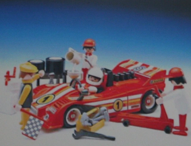 Playmobil -- Pièce de rechange -- Voiture de course 3147 --