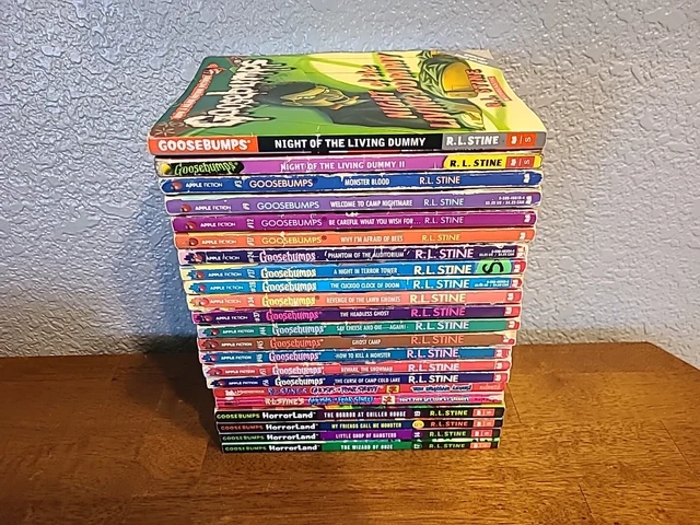 GOOSEBUMPS BY RL Stine Book Lot of 22 Original, Horrorland, & Ghosts ...