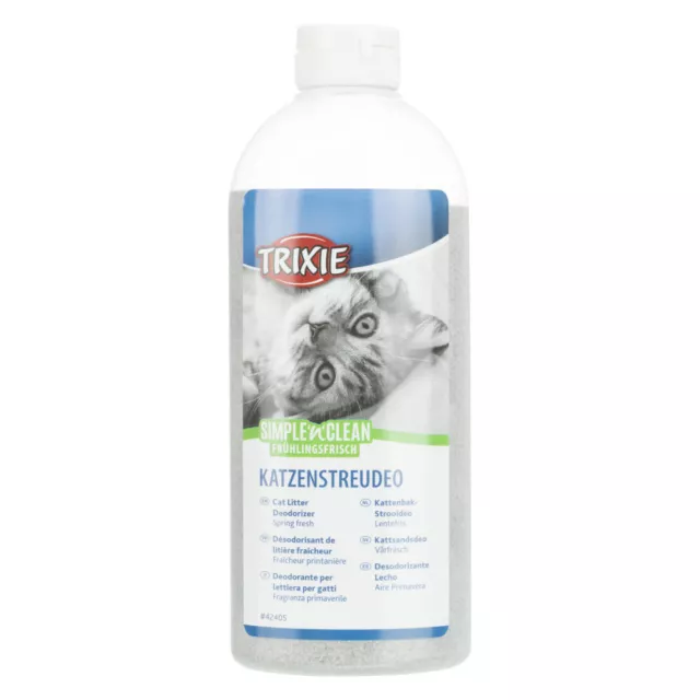 Désodorisant de litière Simple'n'Clean printanière 750 g pour chat